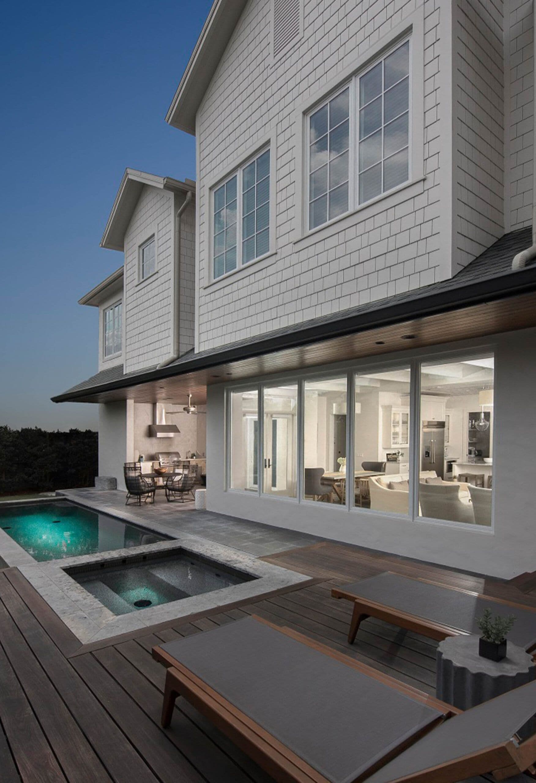 Exterior White Windows